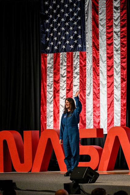 NASA image: NASA 2025 Astronaut Candidate Lauren Edgar at Announcement Ceremony