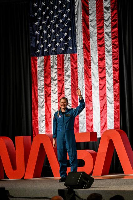 NASA image: NASA 2025 Astronaut Candidate Rebecca Lawler at Announcement Ceremony