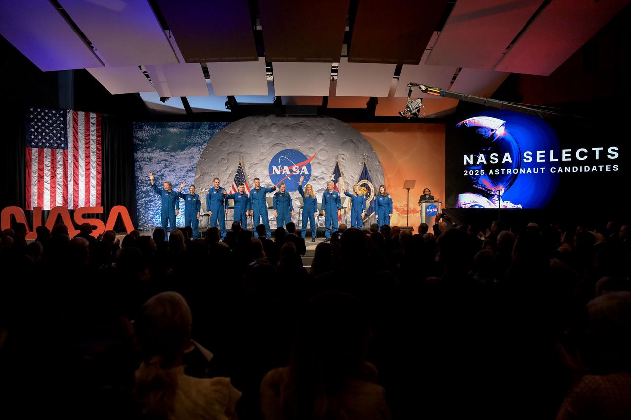 jsc2025e076293 (09/22/2025) --- NASA 2025 Astronaut Candidate (ASCAN) Announcement Ceremony Photo Date: 09/22/2025 Location: JSC B2 - Teague Auditorium Photo Credit: NASA - Helen Arase Vargas