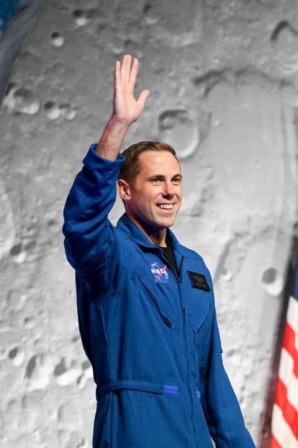NASA image: 2025 Astronaut Candidate Cameron Jones at Announcement Ceremony