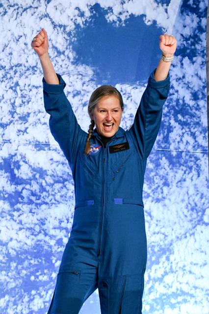 NASA image: 2025 Astronaut Candidate Rebecca Lawler at Announcement Ceremony
