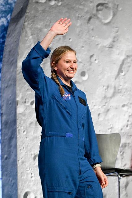 NASA image: 2025 Astronaut Candidate Rebecca Lawler at Announcement Ceremony