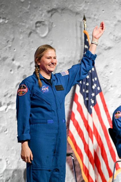 NASA image: 2025 Astronaut Candidate Rebecca Lawler at Announcement Ceremony