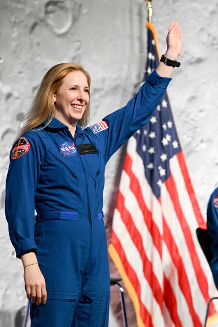 NASA image: 2025 Astronaut Candidate Imelda Muller at Announcement Ceremony 