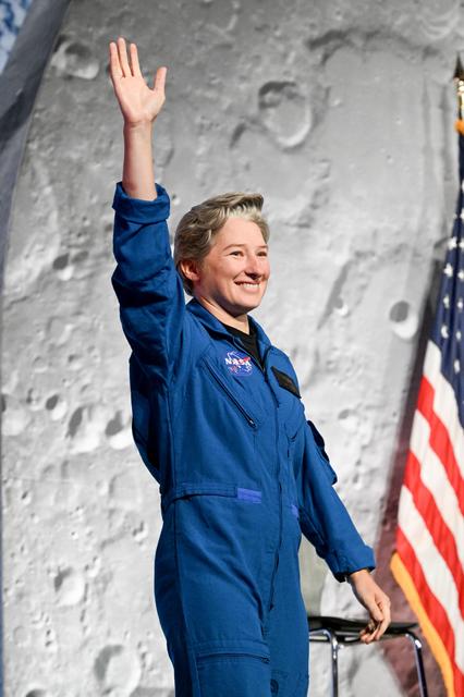 NASA image: 2025 Astronaut Candidate Erin Overcash at Announcement Ceremony