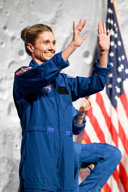NASA image: 2025 Astronaut Candidate Katherine Spies at Announcement Ceremony