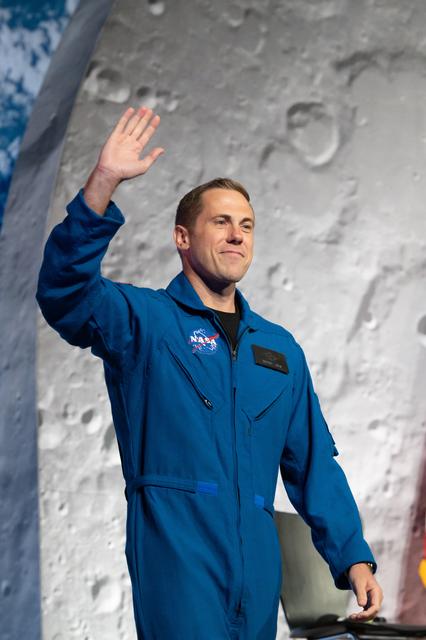 NASA image: 2025 Astronaut Candidate Cameron Jones at Announcement Ceremony