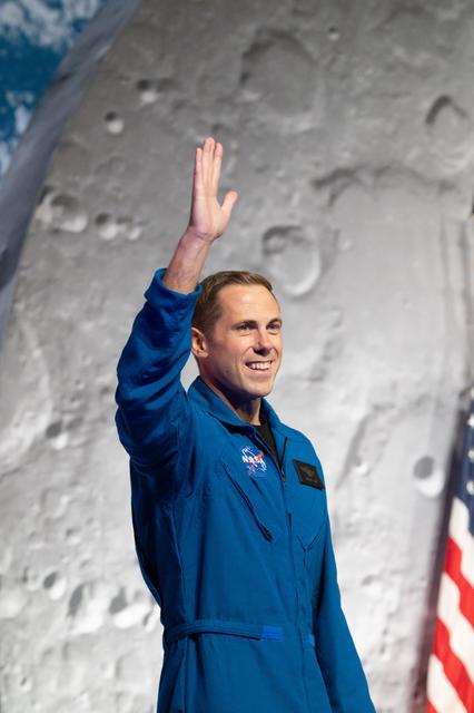 NASA image: 2025 Astronaut Candidate Cameron Jones at Announcement Ceremony