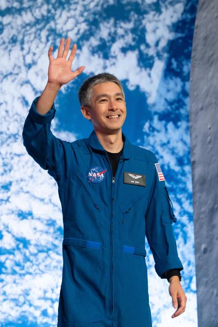 NASA image: 2025 Astronaut Candidate Yuri Kubo at Announcement Ceremony