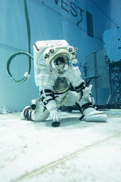 NASA image: Canadian Space Agency Astronaut Jenni Gibbons Practices Lunar Tasks