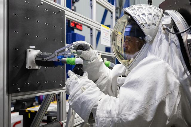 NASA image: Artemis II Pre-Flight Egress Fitness Standard Measures Test