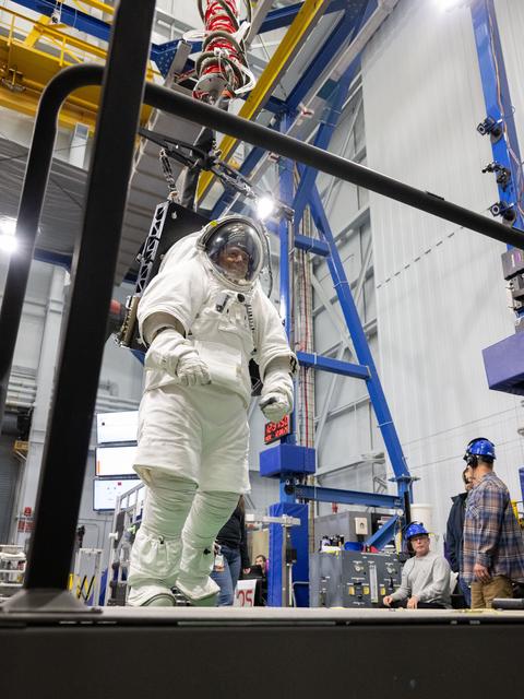 NASA image: Artemis II Pre-Flight Egress Fitness Standard Measures Test