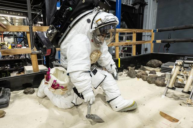 Artemis III Lunar Spacesuit Testing