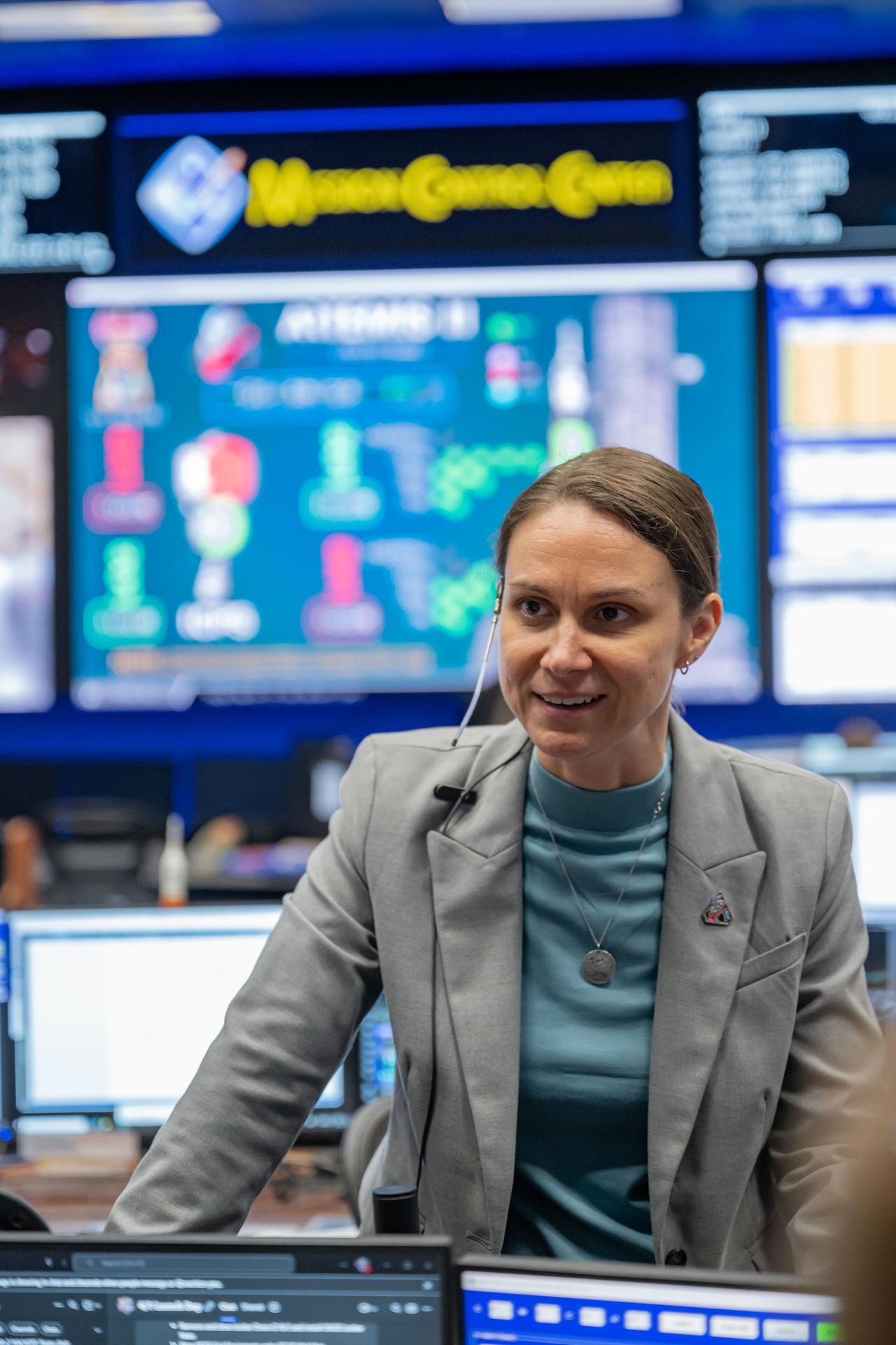 Artemis II Flight Control Team in WFCR during Launch & Ascent. Photo Date: April 1, 2026. Location: Building 30s, WFCR. Photo Credit: NASA/Robert Markowitz