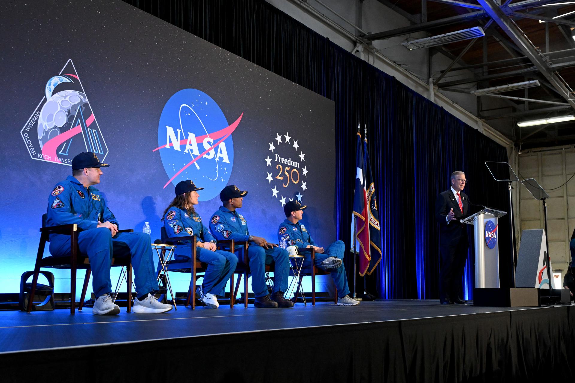 jsc2026e022302 (April 11, 2026) – U.S. Representative Brian Babin, addresses a crowd of friends, family, and colleagues assembled for the...