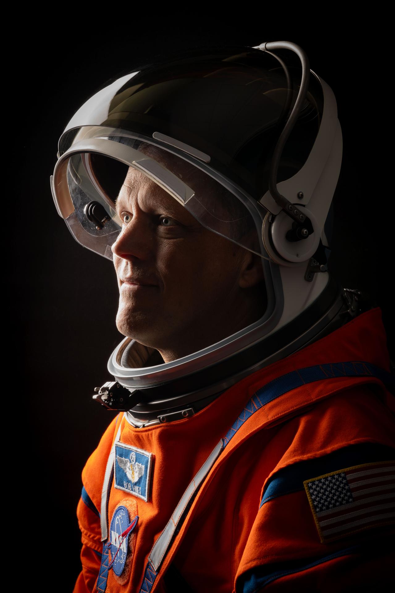 Artemis III backup crew member Bob Hines poses for an official portrait. Credit: NASA/Bill Stafford  
