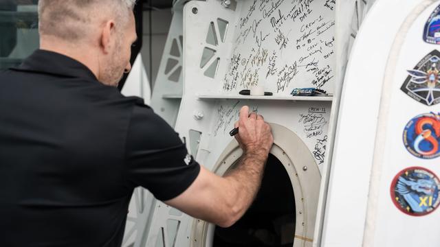 NASA astronaut and SpaceX Crew-13 Pilot Luke Delaney