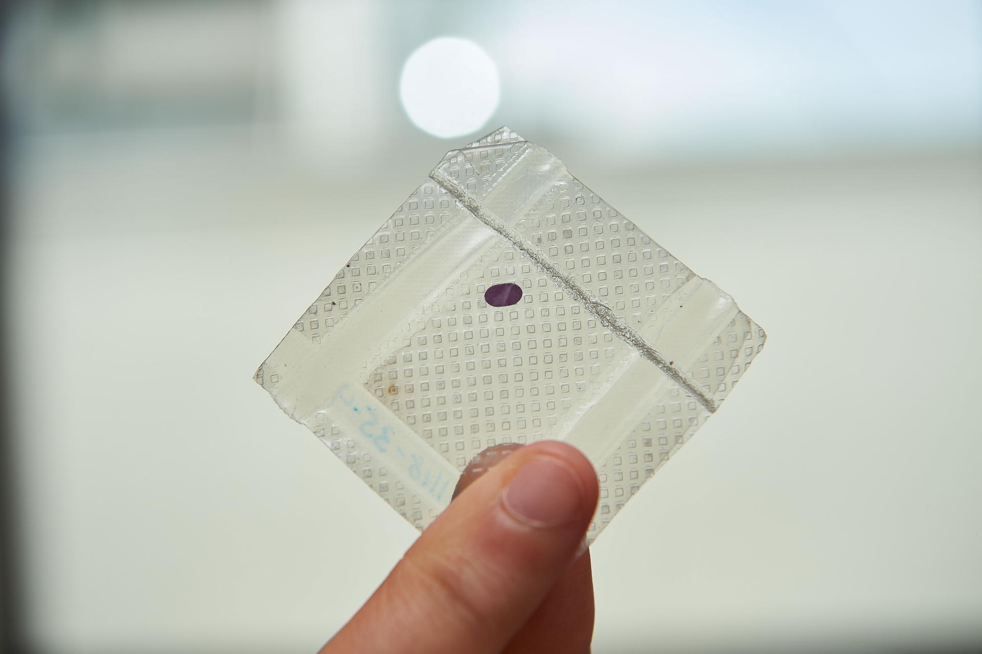 jsc2026e416054 (September 15, 2026) --- Image of an artificial retina produced on Earth for comparison to a space construct as part of LambdaVision-1. This investigation demonstrates optimized flight hardware and successful layering of artificial retinas to to assess microgravity production. Investigation results could advance manufacturing approaches for retinal implants and support technologies aimed at restoring vision for patients with degenerative eye diseases. Credit: LambdaVision.