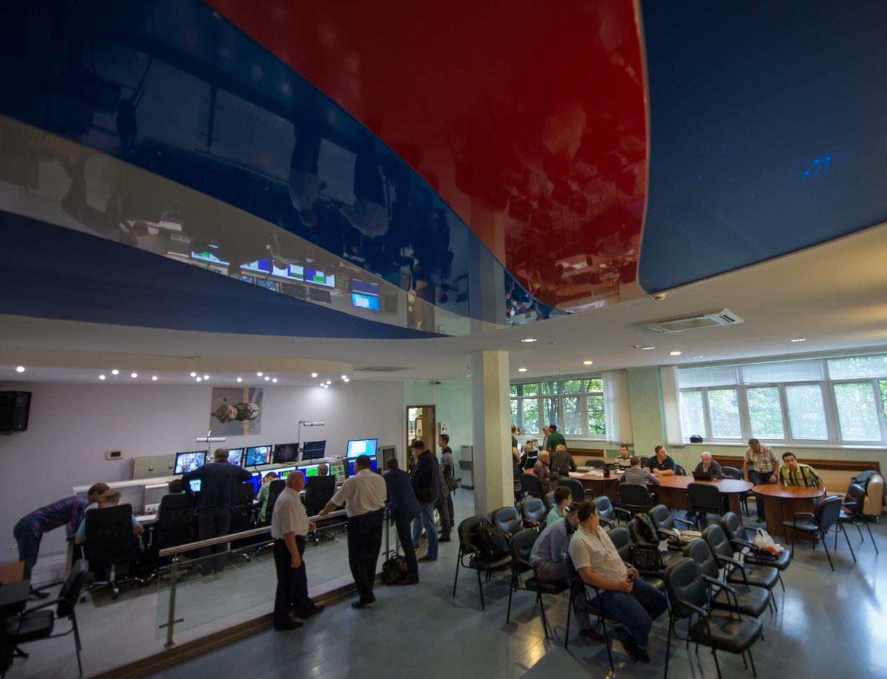 The Soyuz simulator control room is seen as Expedition 49 NASA astronaut Shane Kimbrough, Russian cosmonauts Sergei Ryzhikov and Andrey Borisenko of Roscosmos participate in their Soyuz qualification exams, Wednesday, Aug. 31, 2016, at the Gagarin Cosmonaut Training Center (GCTC) in Star City, Russia. Photo Credit: (NASA/Bill Ingalls)