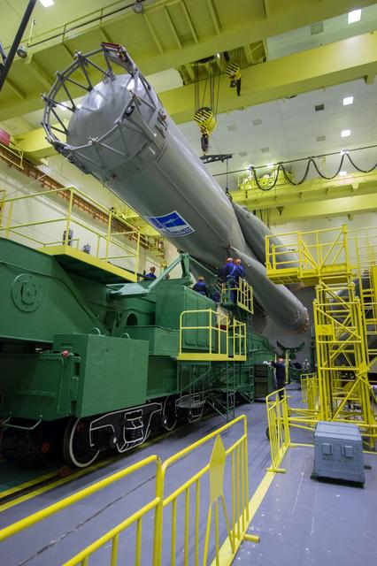 NASA image: Expedition 49 Soyuz Assembly