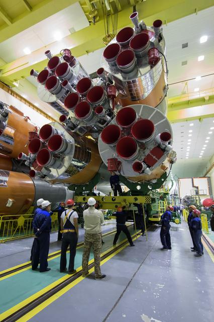 NASA image: Expedition 49 Soyuz Assembly