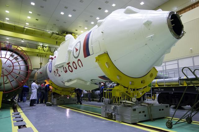 NASA image: Expedition 49 Soyuz Assembly