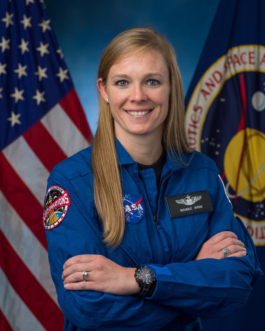 Astronaut Candidate Individual Portrait, Nichole Ayers - ASCAN Class of 2021.  Photo Date: December 3, 2021.  Location: Building 8, Room 183 - Photo Studio.  Credit: NASA/Robert Markowitz