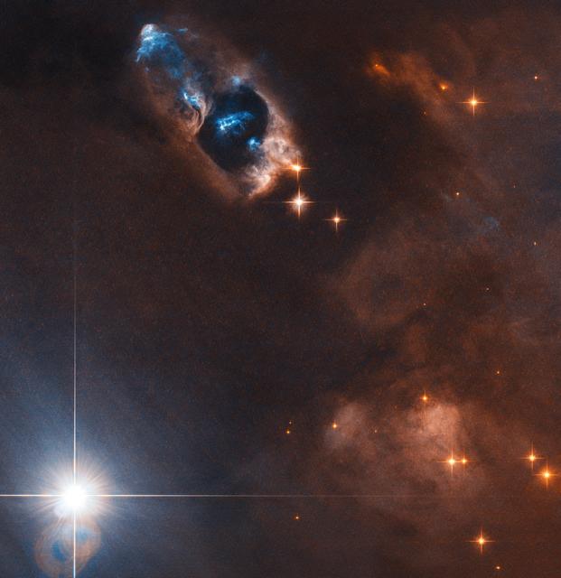 NASA image: Hubble Captures Smoking Gun of a Newborn Star