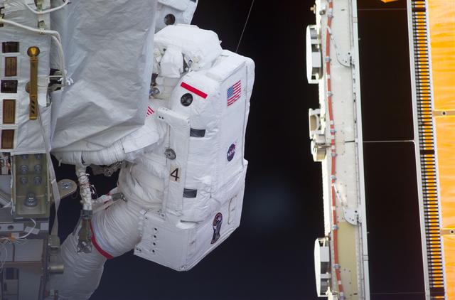 NASA image: MS Gernhardt during third EVA
