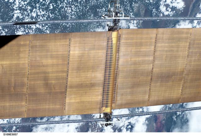 NASA image: Hubble solar array