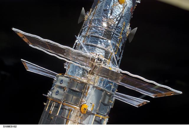 NASA image: -V2 plane on the Hubble Space Telescope