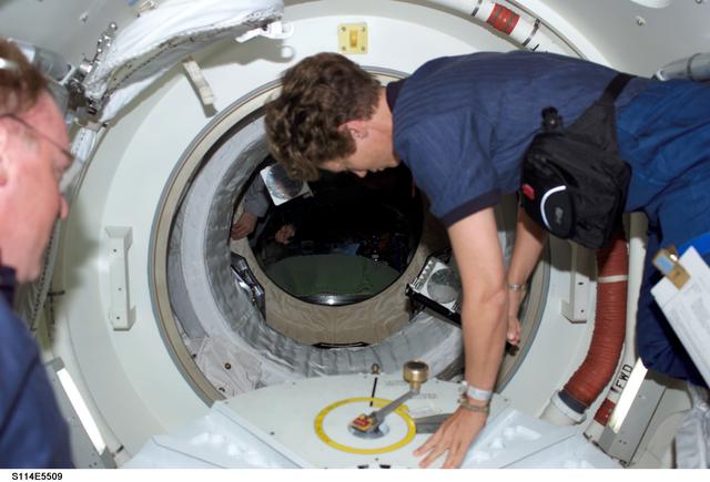 NASA image: Hatch opening