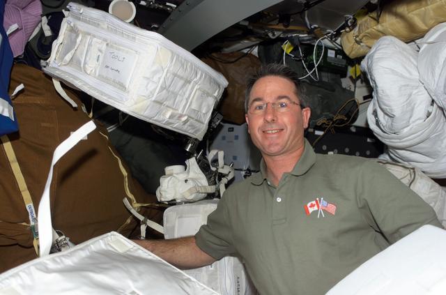 NASA image: Robinson on the middeck