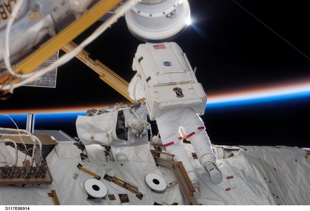 NASA image: Reilly on EVA 1 during STS-117