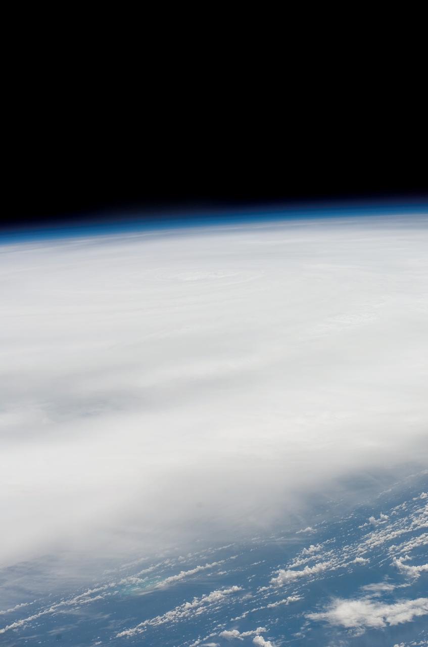 S118-E-07937 (18 Aug. 2007) --- Crewmembers on the Space Shuttle Endeavour captured this image around Noon CDT of Hurricane Dean in the Caribbean. At the time the shuttle and International Space Station passed overhead, the Category 4 storm was moving westerly at 17 mph nearing Jamaica carrying sustained winds of 150 mph.