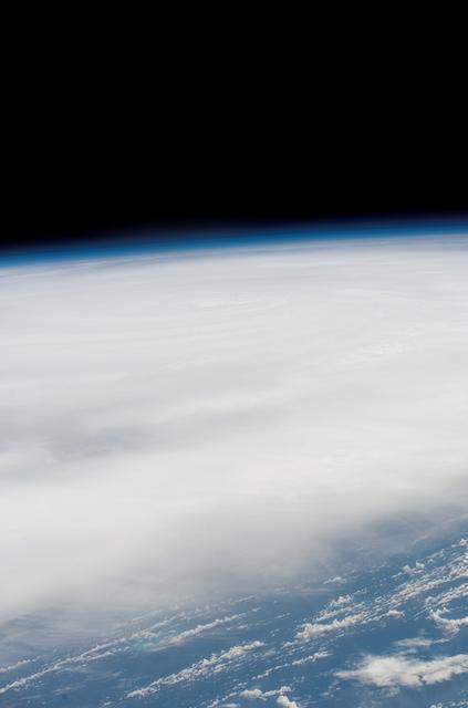 NASA image: View of Hurricane Dean taken by the STS-118 Crew