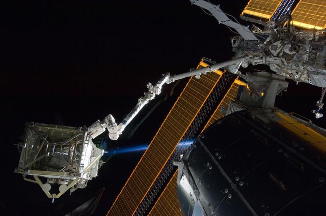 NASA image: Space Station Remote Manipulator System (SSRMS) S6 Truss Relocation OPS