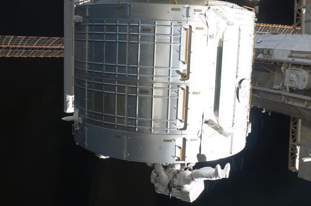 NASA image: STS-119 EVA 2 JLP GPS Antenna Install OPS