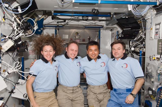 NASA image: Expedition 18 Group Photo in Node 2 Harmony