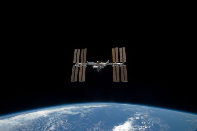 NASA image: ISS Fly around views from STS-119