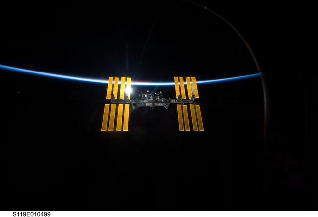 NASA image: ISS Fly around views from STS-119