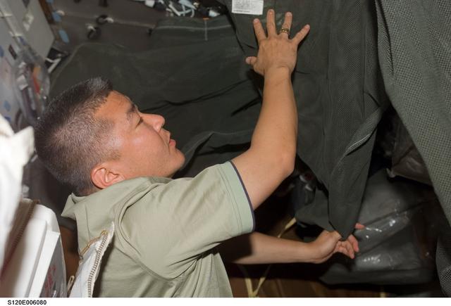 NASA image: Tani on middeck