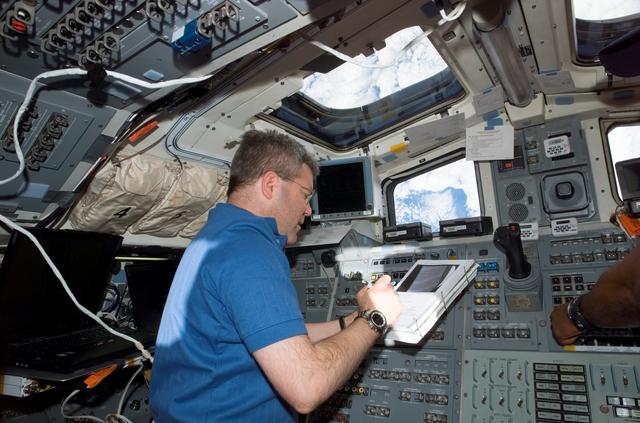 NASA image: Frick on FD during STS-122