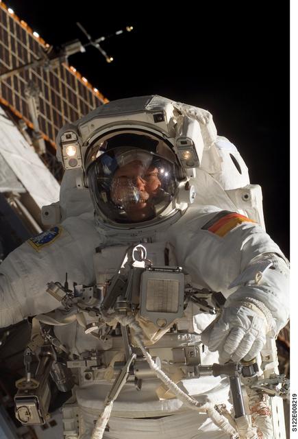NASA image: Schlegel during EVA 2