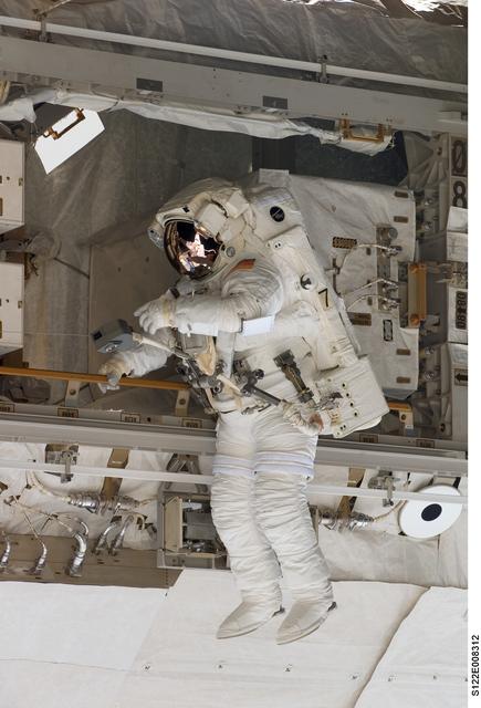 NASA image: Schlegel during EVA 2