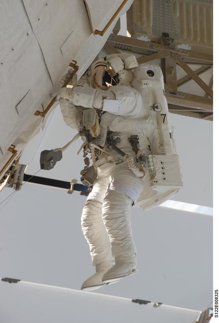 NASA image: Schlegel during EVA 2