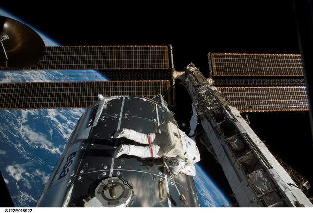 NASA image: Walheim during EVA 3