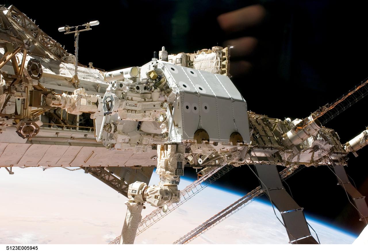 Dextre taken during Expedition 16 / STS-123 Joint Operations