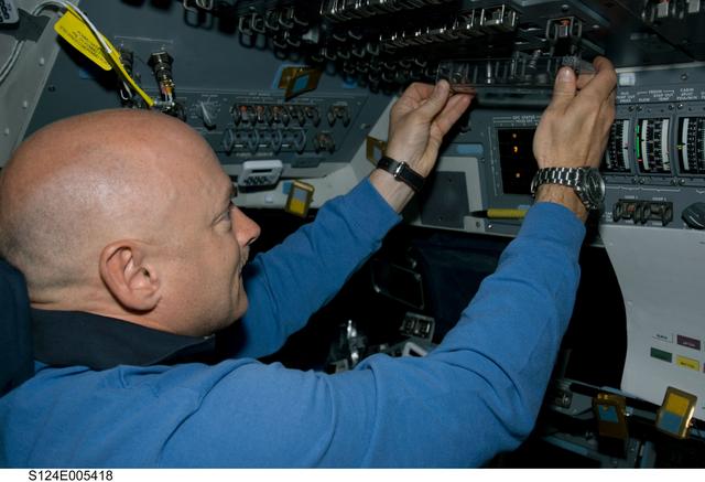 NASA image: Kelly on Flight deck