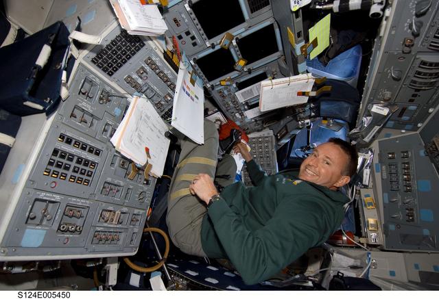 NASA image: Ham on flight deck